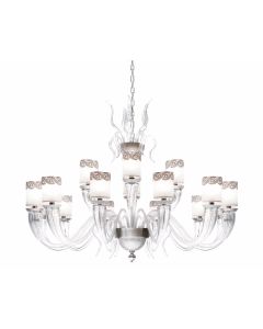 NINFA MURANO Chandelier Murano Glass with Swarovski