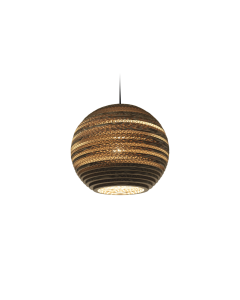 MOON Suspension Light Recycled Cardboard