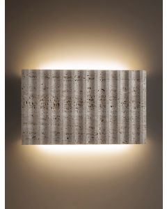 ROMA Wall Light Travertine Marble LED